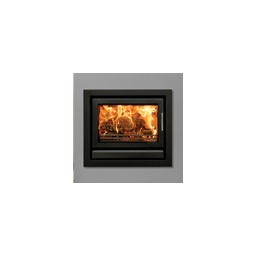 Riva 66 Multifuel Cassette Stove in Metallic Black or Storm Metallic Storm